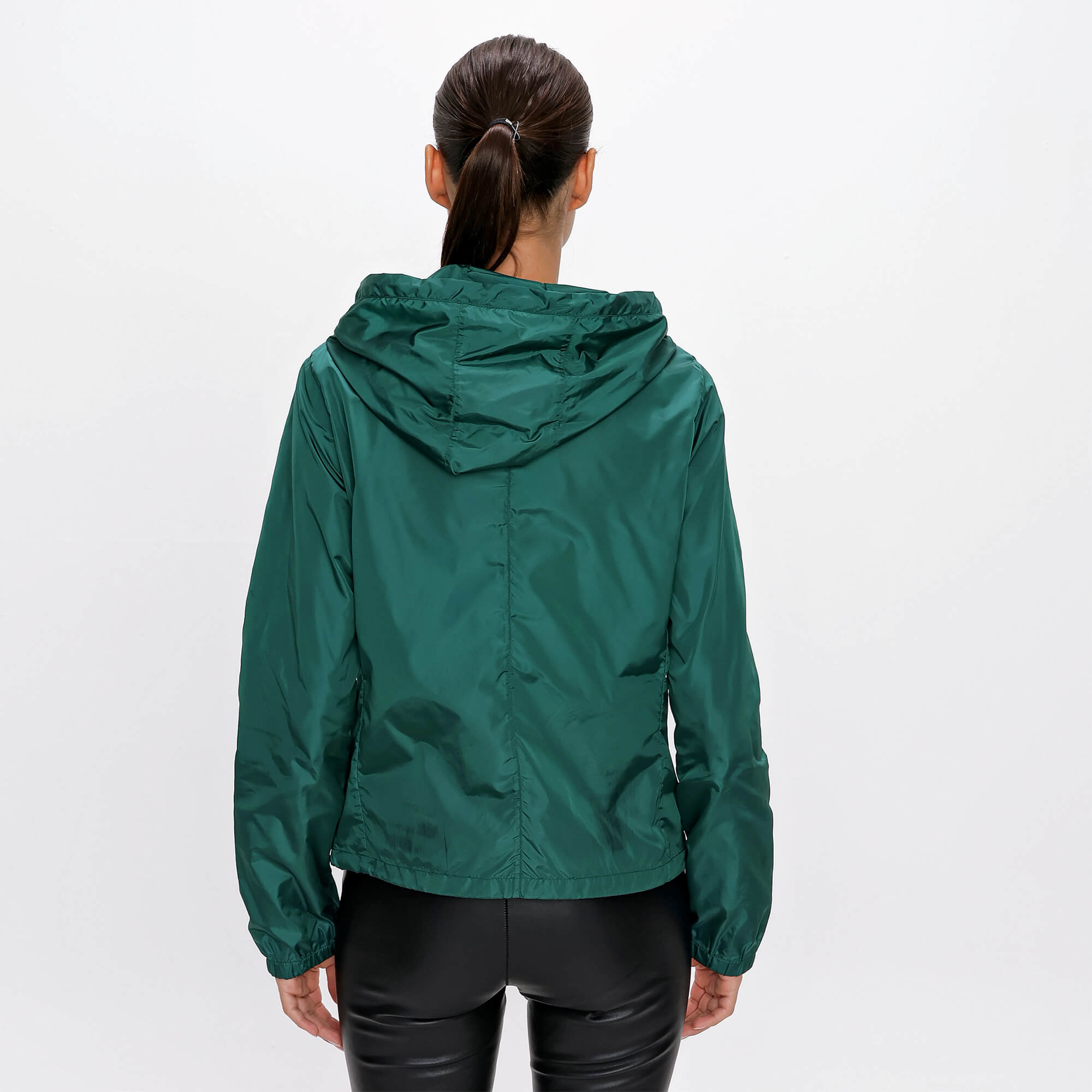 Prada - Green Nylon  With Zipper Jacket